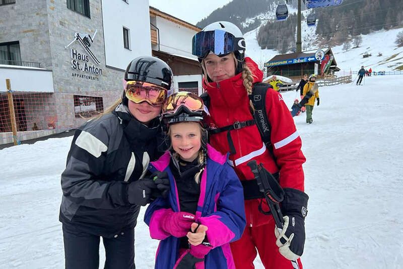 Private lessons for children who want to learn to ski