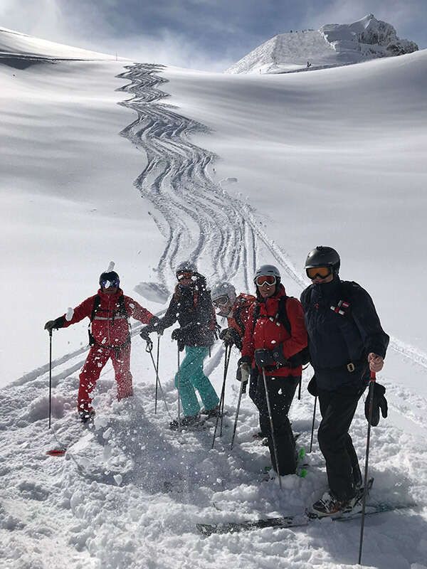 Guided private ski tour on the Arlberg with the Pettneu am Arlberg ski school